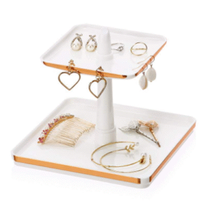 2-Layer Jewelry Organizer, Fit for Medium Drawer Box